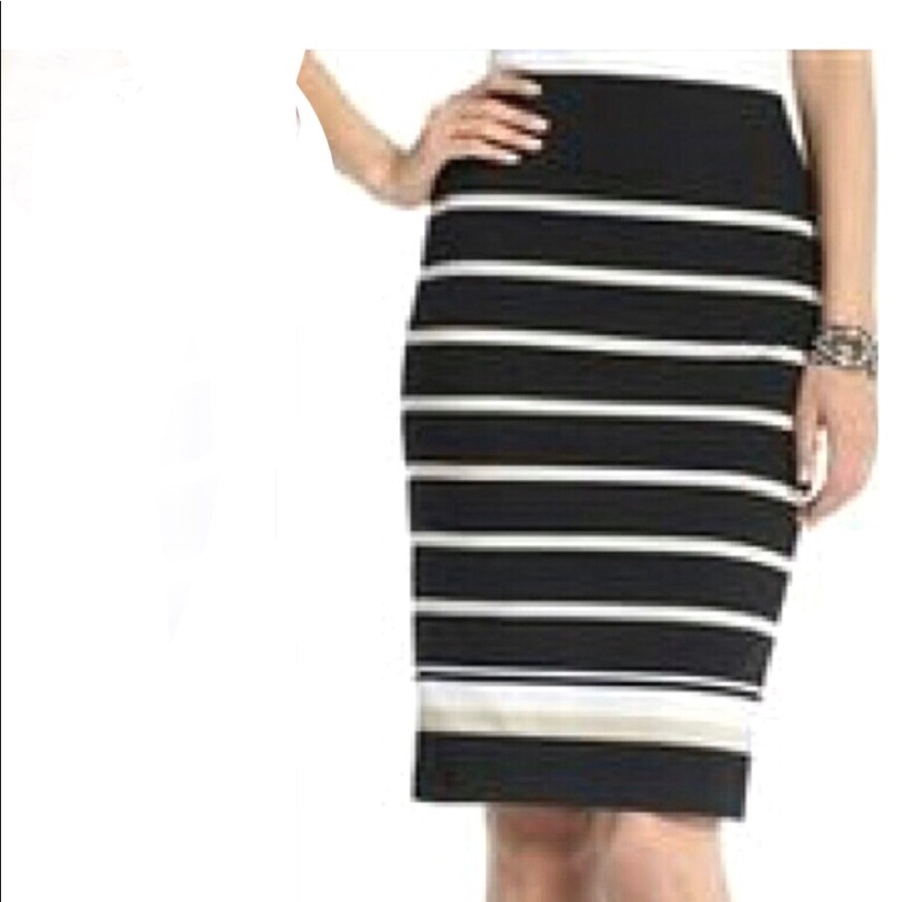 White/Black House Market Skirt